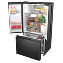 REFRIGERADORA SBS FRENCH DOOR 674LT 2 PUERTAS Y 1 BANDEJA 73X91X179CM NEGRO/-INDURAMA