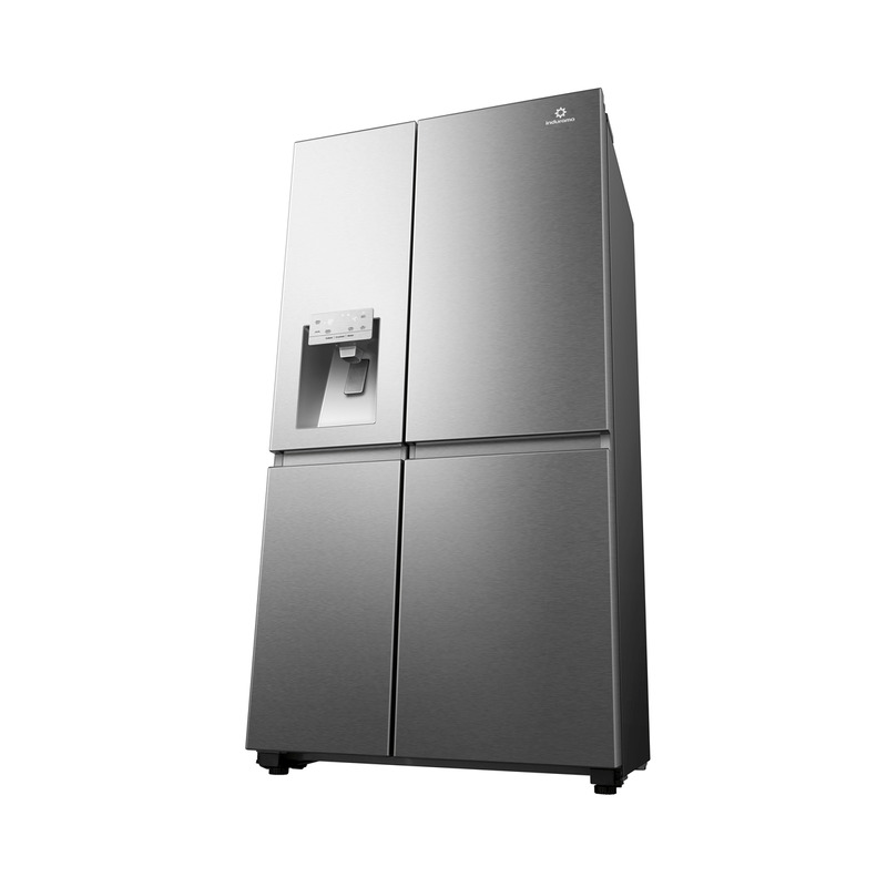 REFRIGERADORA SIDE BY SIDE 669LT INVERT 179X93X71CM CROMA/-INDURAMA RI-790I CROMA