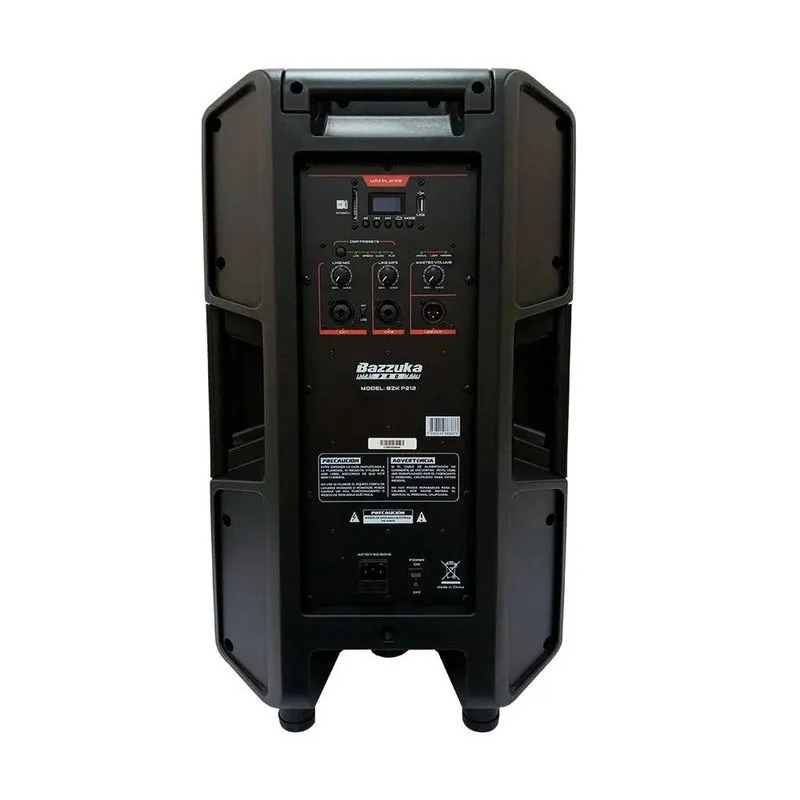 CAJA AMPLIFICADA PROFESIONAL 12" 400W USB/TWS/ NEGRO/-BAZZUKA BZK-P212