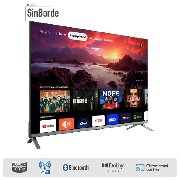 TELEVISOR LED SMART FHD 40" GOOGLE BT NEGRO/-HYUNDAI