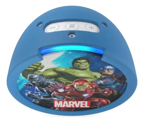 PARLANTE AMAZON INTELIGENTE COMPACTO BT MARVELS AVENGERS AZUL/-AMAZON