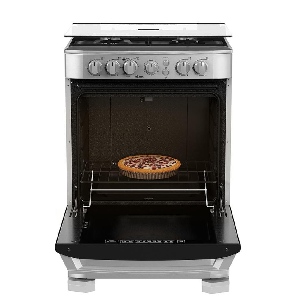 COCINA A/GAS ENC/ELEC 4Q 65X50X94.5CM GRIS - MABE