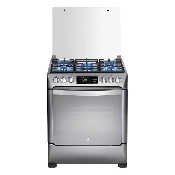 COCINA MONTECARLO ZAFIRO 5Q 30" CROMA/-INDURAMA MONTECARLO ZAFIRO