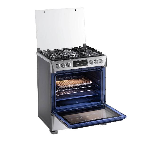 COCINA MONTECARLO ZAFIRO 5Q 30" CROMA/-INDURAMA MONTECARLO ZAFIRO