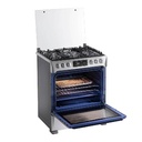 COCINA MONTECARLO ZAFIRO 5Q 30" CROMA/-INDURAMA MONTECARLO ZAFIRO