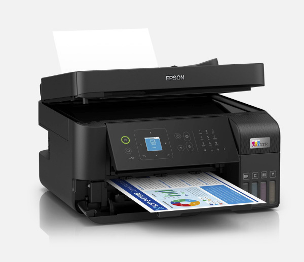 IMPRESORA COPIADORA/ESCANEA/FAX/WIFI ECO TANK NEGRO/-EPSON L5590