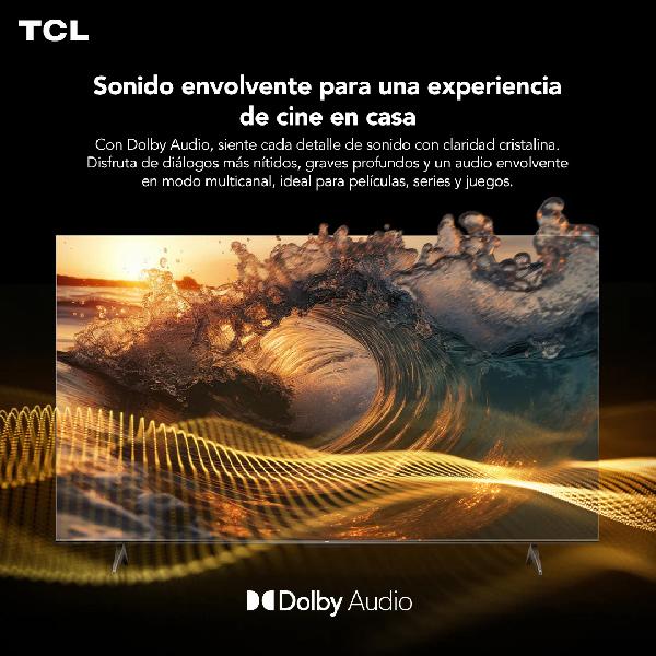 TELEVISOR UHD 4K 50" GOOGLE TV NEGRO/-TCL