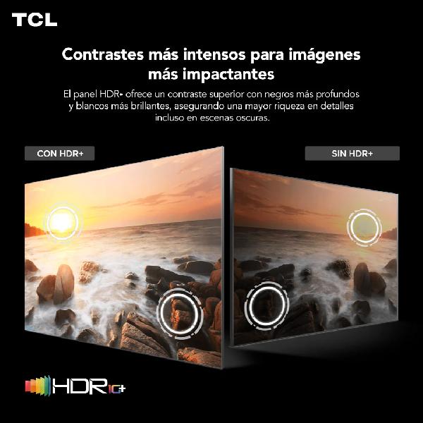 TELEVISOR UHD 4K 50" GOOGLE TV NEGRO/-TCL