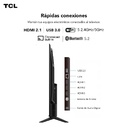 TELEVISOR UHD 4K 50" GOOGLE TV NEGRO/-TCL