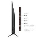 TELEVISOR 75 UHD SMART 4K QLED ANDROID GOOGLE TV NEGRO/-TCL