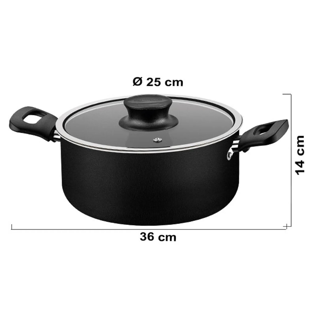 CACEROLA FORMIA 24CM -TRAMONTINA