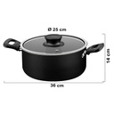 CACEROLA FORMIA 24CM -TRAMONTINA