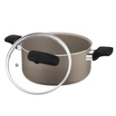 CACEROLA C/TAPA 24CM MILAZZO -TRAMONTINA