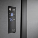 REFRIGERADORA SIDE BY SIDE INVERTER ANTIHUELLA AI FRESH SENSE S 61X83.2X177.7CM CROMA/-INDURAMA