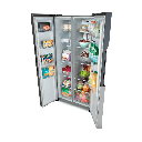 REFRIGERADORA SIDE BY SIDE INVERTER ANTIHUELLA AI FRESH SENSE S 61X83.2X177.7CM CROMA/-INDURAMA