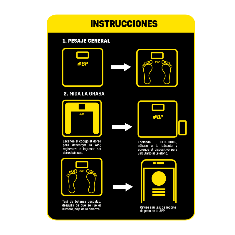 BALANZA CORPORAL DIGITAL 180KG BT -BP