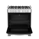 COCINA A GAS 6Q ENC/ELEC C/T  55.6X76X94.5CM INOX - MABE