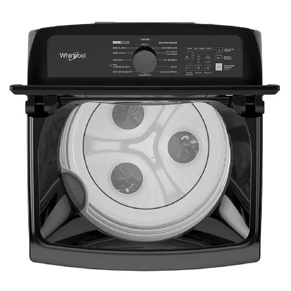 LAVADORA 19KG DIGITAL CARGA SUPERIOR SMART ACTION 66X62X110CM NEGRO/-WHIRLPOOL