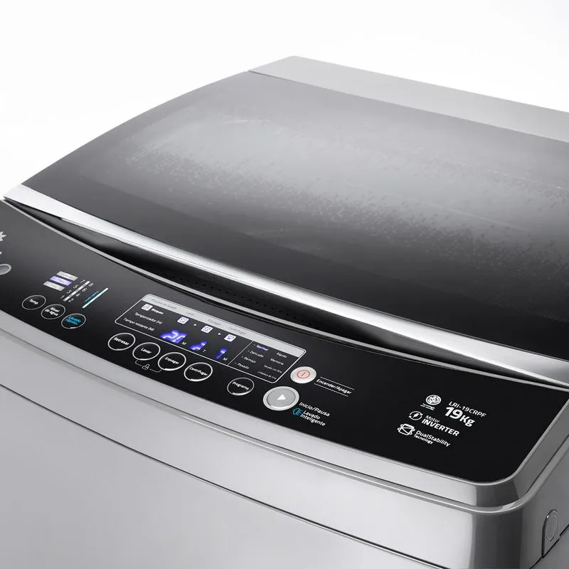 LAVADORA DIGITAL 19KG CARGA SUPERIOR 72.9X76.1X107.5CM CROMA/-INDURAMA