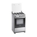 COCINA GRILL A GAS 4Q 24" CON HORNO 58X60X94CM CROMA/-INDURAMA