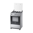 COCINA GRILL A GAS 4Q 24" CON HORNO 58X60X94CM CROMA/-INDURAMA