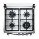 COCINA GRILL A GAS 4Q 24" CON HORNO 58X60X94CM CROMA/-INDURAMA