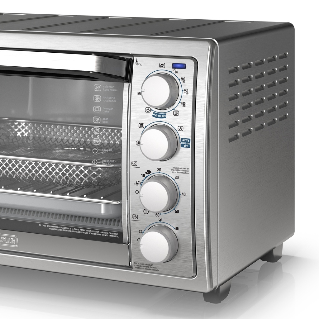 HORNO Y FREIDORA DE AIRE 1500W ELECT -BLACK DECKER