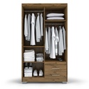 ROPERO 6 PUERTAS PRIMACY 185X46X105 CAPUCHINO/-BATROL