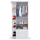 ROPERO 2P 2C NEW BABY BLANCO/BLANCO -BATROL