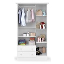 ROPERO 3P 2 CUERPOS NEW BABY BLANCO/-ALESSA