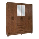 ARMARIO PANAMA CON ESPEJO Y PATA 953331+520.50.084 -EL BOSQUE