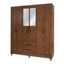 ARMARIO PANAMA CON ESPEJO Y PATA 953331+520.50.084 -EL BOSQUE