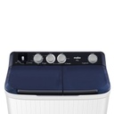 LAVADORA 16 KG MANUAL DOBLE TINA SEMIAUTOMATICA 53.7X90X105.1CM BLANCO/GRIS -MABE