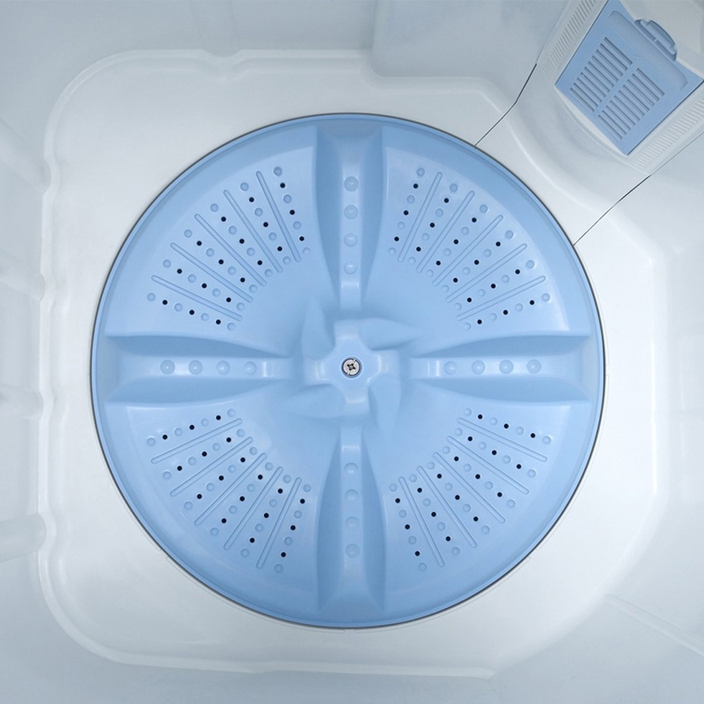 LAVADORA 16 KG MANUAL DOBLE TINA SEMIAUTOMATICA 53.7X90X105.1CM BLANCO/GRIS -MABE