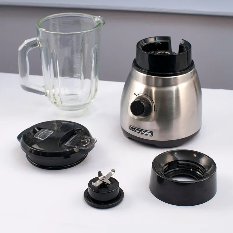 LICUADORA TRICUADORA 800W 2 VEL + PULSO GUARDACABLE INOX/-BLACK DECKER