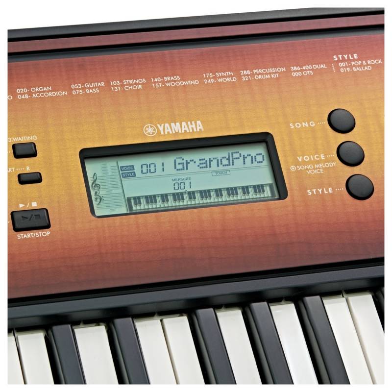 TECLADO MUSICAL ELECTRONICO MADERA -YAMAHA