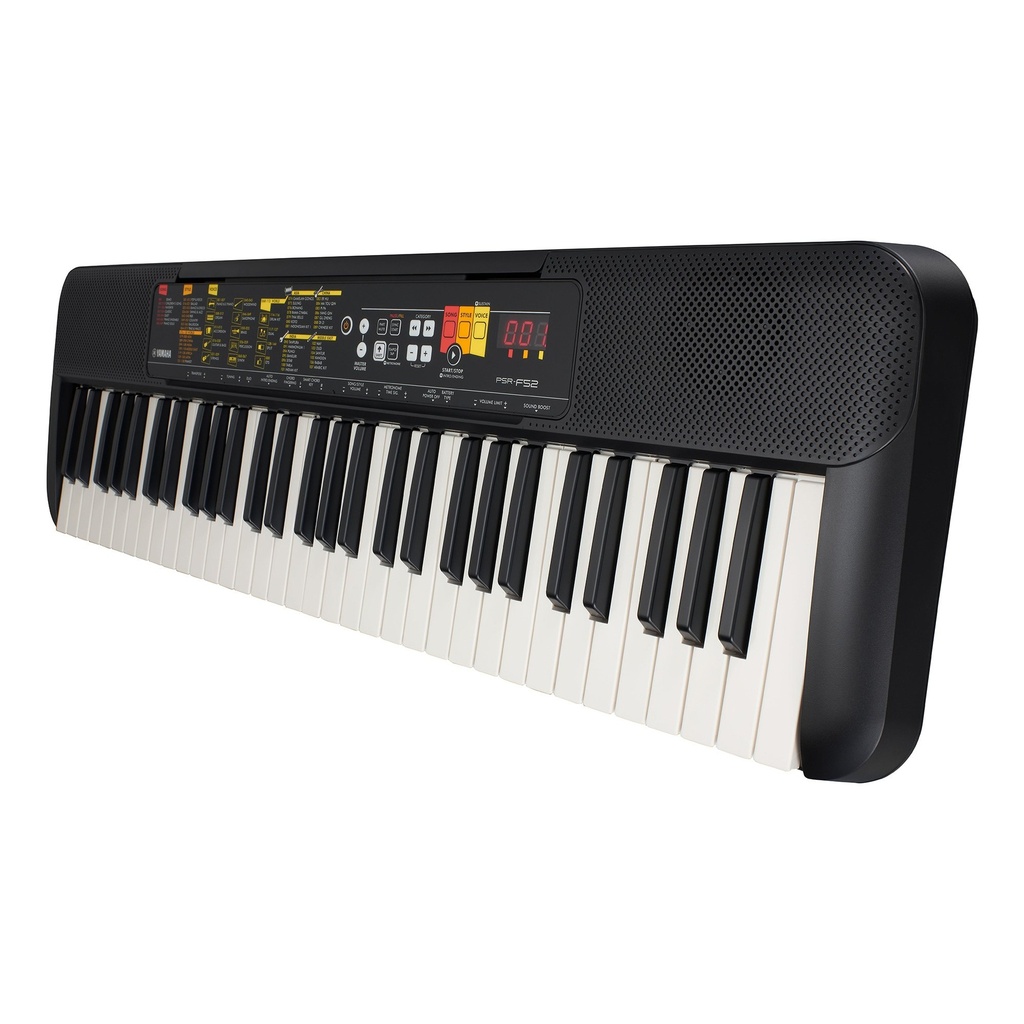 TECLADO MUSICAL ELECTRONICO NEGRO/-YAMAHA PSR-F52