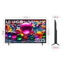 TELEVISOR SMART UHD 4K 50" THINQ AI WEBOS NEGRO/-LG