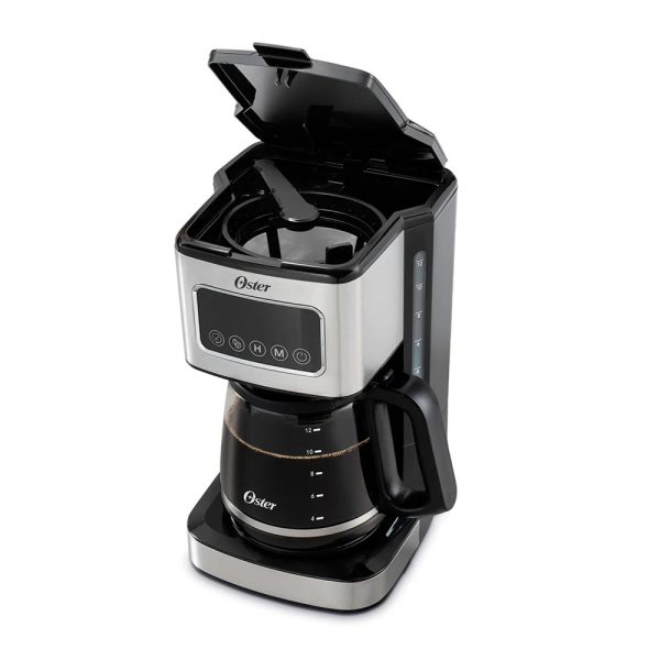 CAFETERA 900W 12 TAZAS FILTRO P/TACTIL NEGRO -OSTER