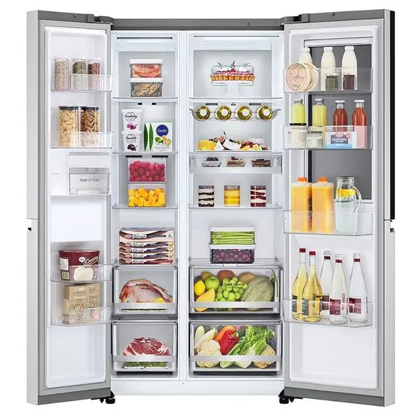 REFRIGERADORA SIDE DY PLATINIUM 649LT INVERTWER SILVER -LG