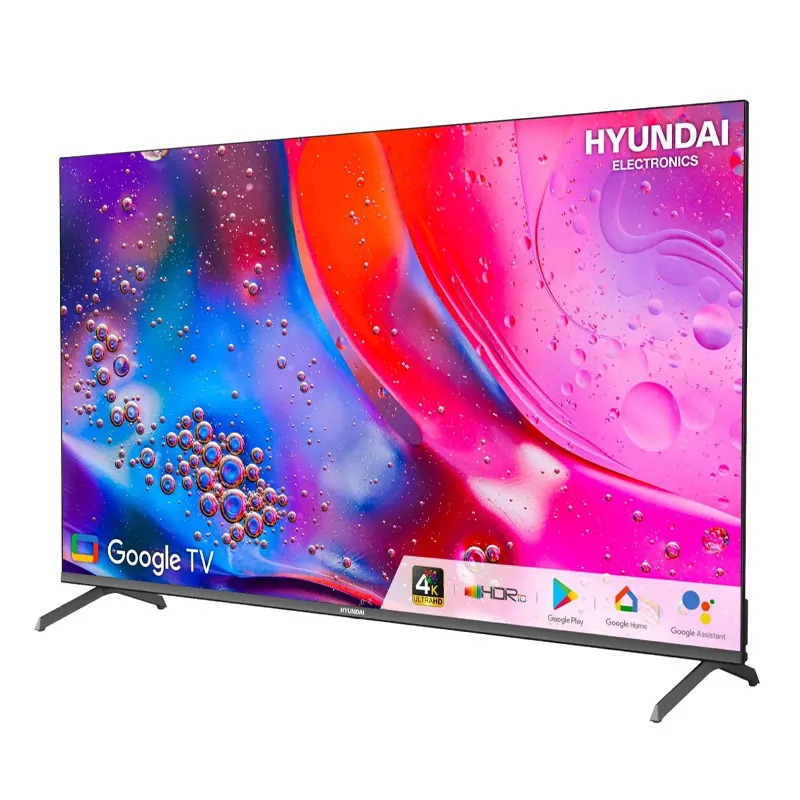 TELEVISOR LED SMART UHD 4K 58" GOOGLE TV NEGRO/-HYUNDAI