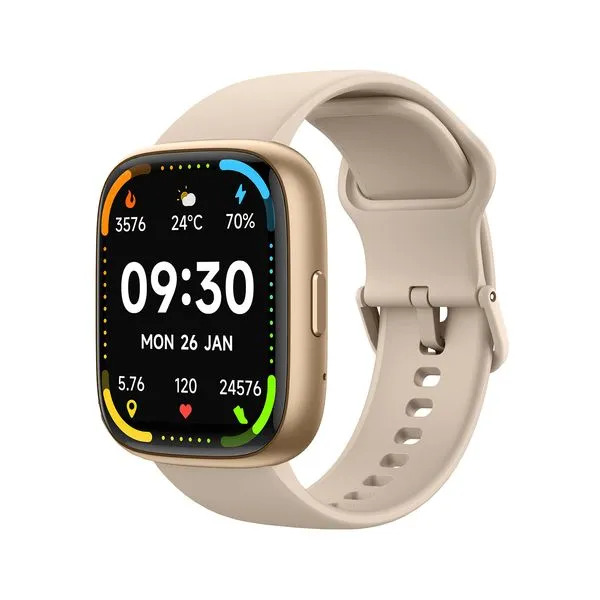 RELOJ DE MUÑECA SMARTWATCH DIGITAL BT GOLD -VERYFIT