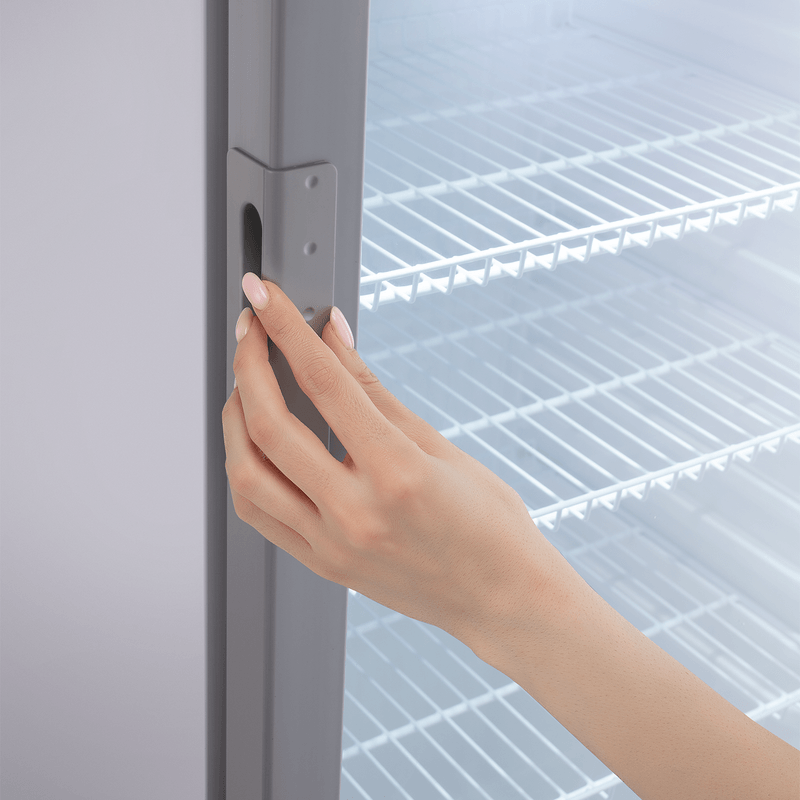 VITRINA REFRIGERADORA 215LT NO FROST VIDRIO PANORAMICO 0 A -7.2ºC 54.5X54X141.5CM BLANCO/-INDURAMA