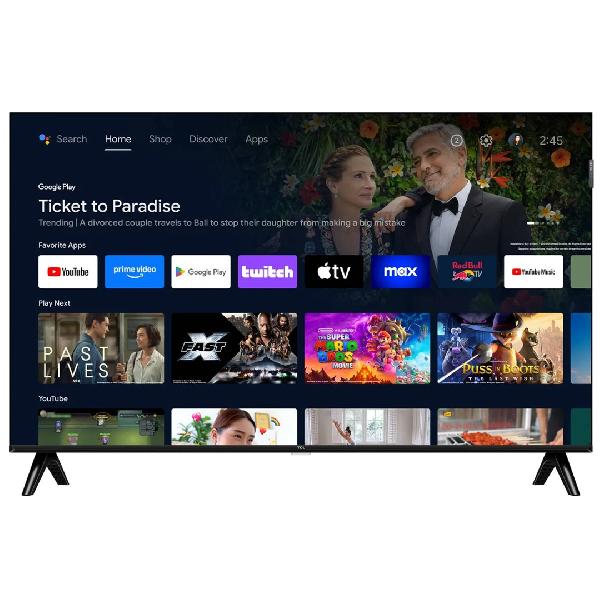 TELEVISOR SMART FHD QLED 32" GOOGLE TV NEGRO/-TCL