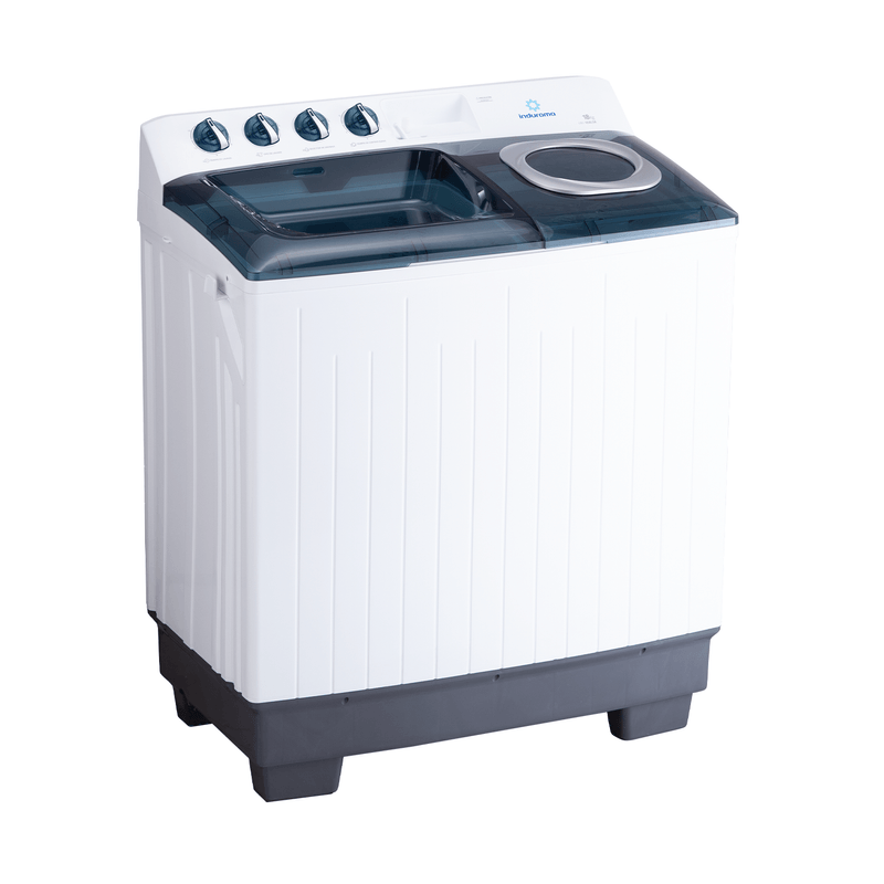 LAVADORA SEMIAUTOMÁTICA 2 MOTORES INDEPENDIENTE CENTRIFUGADO PLUS 58X120X102CM BLANCO/-INDURAMA
