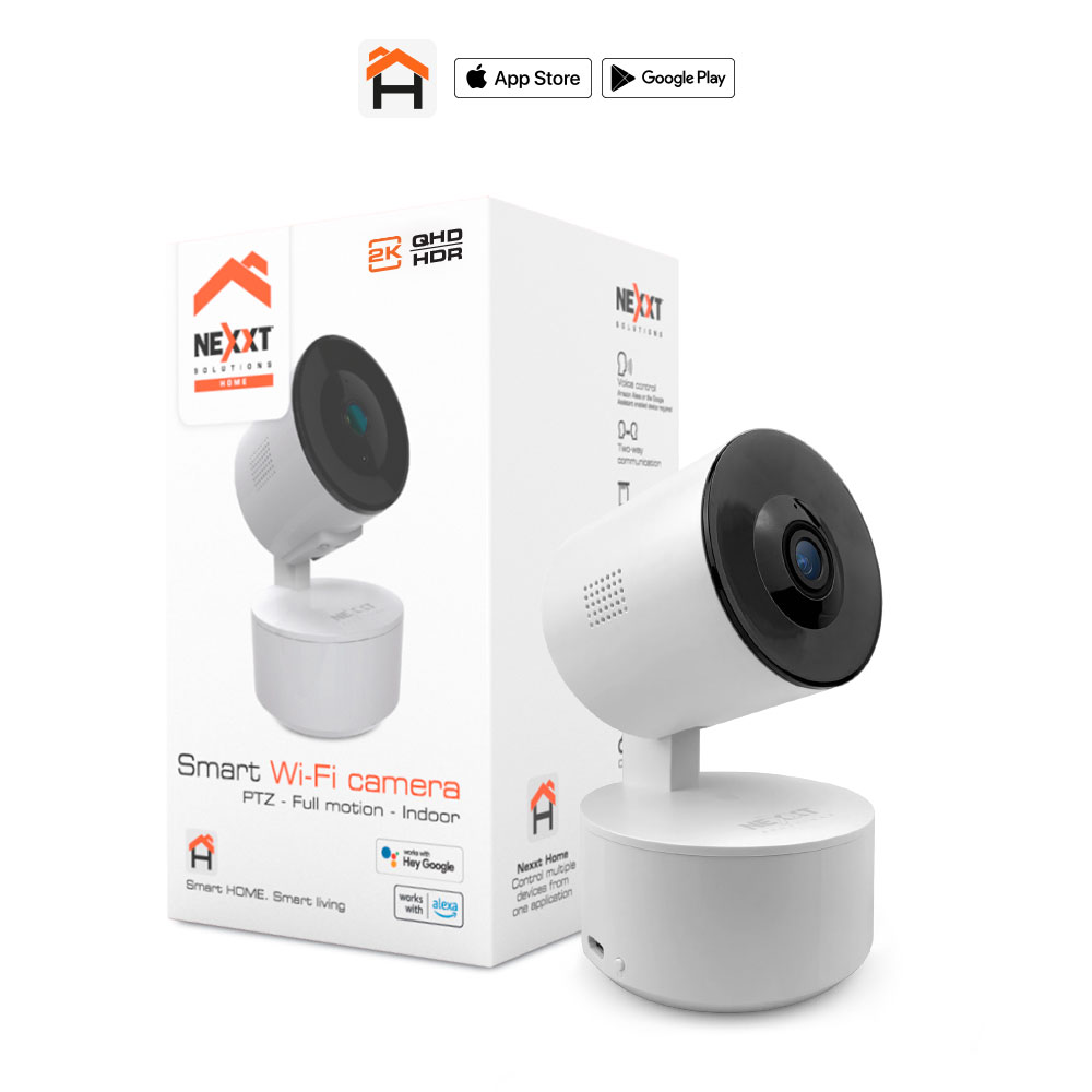 CAMARA DE VIGILANCIA RED PANORAMICA P/INTERIOR 2K WIFI BLANCO/-NEXXT