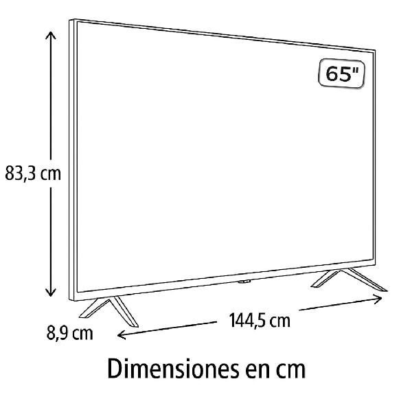TELEVISOR LED UHD 4K 65" BT GOOGLE TV NEGRO/-INNOVA