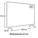 TELEVISOR LED UHD 4K 65" BT GOOGLE TV NEGRO/-INNOVA