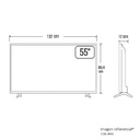 TELEVISOR LED UHD 4K 55" GOOGLE TV NEGRO/-INNOVA