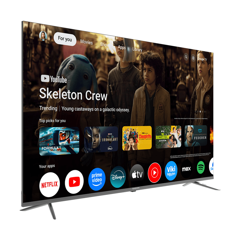 TELEVISOR UHD 4K 65" 5.0 GOOGLE TV NEGRO/-INDURAMA